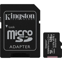 Afbeelding van Kingston Canvas Select Plus microSD 128 GB geheugenkaart